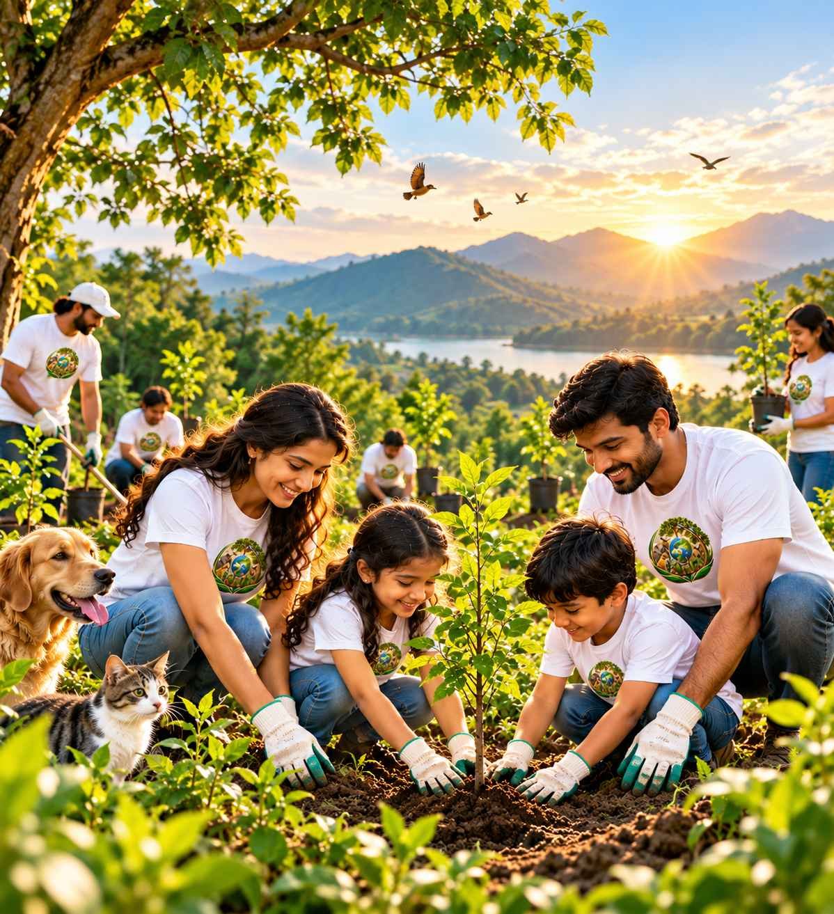 Plantation and environmental activity